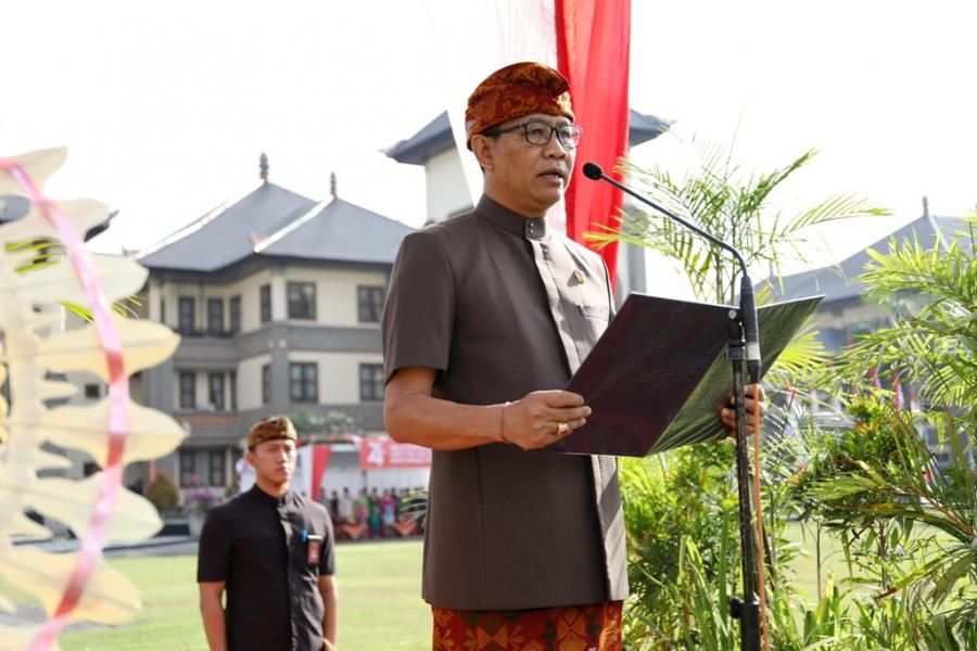 podiumnews.com-Wabup Suiasa Pimpin Upacara Peringatan 113 Tahun Puputan Badung